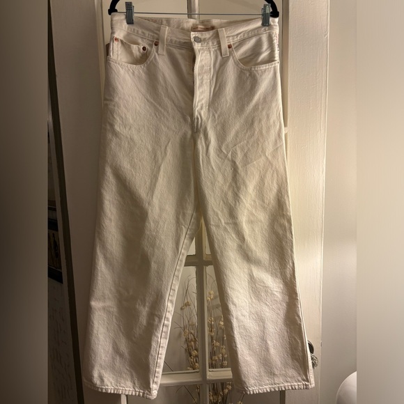 Levi's Ribcage Straight Ankle Chasing Rainbows - Picture 7 of 8